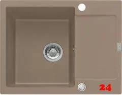 FRANKE Kchensple Maris MRG 611-62 Fragranit+ Einbausple / Granitsple mit Siebkorb als Druckknopfventil