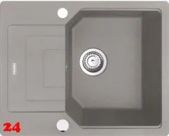 FRANKE Kchensple Urban UBG 611-62 Fragranit+ Einbausple / Granitsple mit Siebkorb als Drehknopfventil