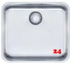 FRANKE Küchenspüle Epos EOX 110-45 Unterbauspüle (Montage unter die Arbeitsplatte) mit Integralablauf und Siebkorb als Stopfenventil FRANKE Küchenspüle Epos EOX 110-45 Unterbauspüle (Montage unter die Arbeitsplatte) mit Integralablauf und Siebkorb als Stopfenventil