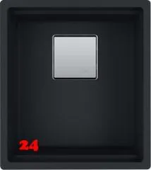 FRANKE Kchensple Kubus 2 KNG 110-37-UB Fragranit+ Granitsple / Unterbausple mit Siebkorb als Druckknopfventil