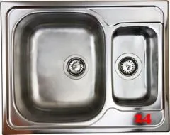 ✅ BERNUS Canos 1 1/2B Compact Edelstahlsple / Kchensple Siebkorb als Stopfenventil