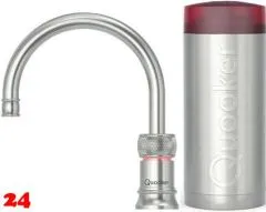 QUOOKER Classic Nordic Round Combi (+) B 100°C Armatur Solohahn Edelstahl Nostalgieoptik (COMBI+CNSRSST) QUOOKER Classic Nordic Round Combi (+) B 100°C Armatur Solohahn Edelstahl Nostalgieoptik (COMBI+CNSRSST)