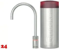 QUOOKER Nordic Round Combi B 100°C Armatur Solohahn Edelstahl als Kochendwasser Armatur (COMBINSRSST) QUOOKER Nordic Round Combi B 100°C Armatur Solohahn Edelstahl als Kochendwasser Armatur (COMBINSRSST)