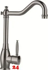 ✅ SCHOCK Kchenarmatur Resi EDM Einhebelmischer Edelstahl massiv mit Festauslauf 360 schwenkbarer Auslauf in Nostalgieoptik