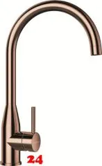 SCHOCK Kchenarmatur Kavus Copper Einhebelmischer Oberflche: Kupferfarben mit Festauslauf 360 schwenkbarer Auslauf
