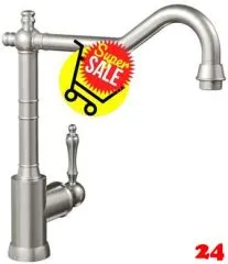 ✅ Villeroy & Boch Kchenarmatur Avia 2.0 Einhebelmischer Edelstahl massiv mit Festauslauf Nostalgieoptik