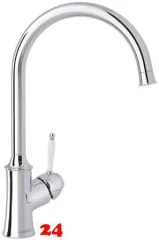DAMIXA Kchenarmatur Tradition Modern Classic Chrom Einhebelmischer in Nostalgieoptik