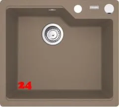 FRANKE Kchensple Urban UBG 610-56 Fragranit+ Einbausple / Granitsple mit Siebkorb als Drehknopfventil