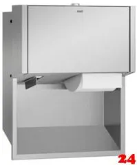 KWC PROFESSIONAL EXOS WC-Doppelrollenhalter EXOS676EX mit Spindelsystem fr die Unterputzmontage