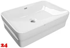 KWC PROFESSIONAL QUADROtop Aufsatzwaschtisch ANMT4002 Waschtisch MIRANIT Montage auf Waschtischplatte KWC PROFESSIONAL QUADROtop Aufsatzwaschtisch ANMT4002 Waschtisch MIRANIT Montage auf Waschtischplatte