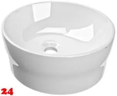 KWC PROFESSIONAL RONDAtop Aufsatzwaschtisch ANMT2001 Waschtisch MIRANIT Montage auf Waschtischplatte ohne Überlauf KWC PROFESSIONAL RONDAtop Aufsatzwaschtisch ANMT2001 Waschtisch MIRANIT Montage auf Waschtischplatte ohne Überlauf