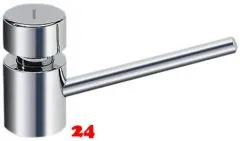 KWC PROFESSIONAL Tischseifenspender SD80 Seifenspender / Dispenser fr Waschtischeinbau manueller Betrieb