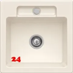 Villeroy & Boch SILUET 50 S-Classicline Einbausple / Keramiksple aus TitanCeram in Standard Farben