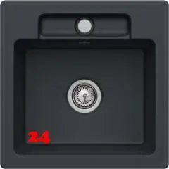 Villeroy & Boch SILUET 50 S-Premiumline Einbausple / Keramiksple aus TitanCeram in Sonder Farben