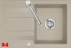 Systemceram KeraDomo GENEA 75-PREMIUM Keramikspüle / Einbauspüle in Sonderfarben für die Küche Systemceram KeraDomo GENEA 75-PREMIUM Keramikspüle / Einbauspüle in Sonderfarben für die Küche