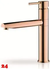 PYRAMIS Kchenarmatur Rota Elegant Einhebelmischer Rose' Gold mit Festauslauf