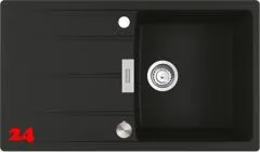 FRANKE Kchensple Centro CNG 611-86 Fragranit+ Einbausple / Granitsple mit Siebkorb als Drehknopfventil