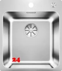 BLANCO Kchensple Solis 400-IF/A Edelstahlsple / Einbausple Flachrand mit Ablaufsystem InFino und PushControl