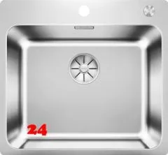 BLANCO Kchensple Solis 500-IF/A Edelstahlsple / Einbausple Flachrand mit Ablaufsystem InFino und PushControl