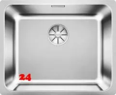 BLANCO Kchensple Solis 500-U Edelstahlsple / Unterbaubecken mit Ablaufsystem InFino und Handbettigung