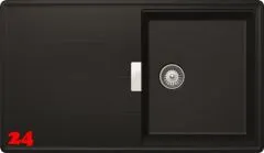 SCHOCK Kchensple Tia D-100 Cristadur Nano-Granitsple / Einbausple mit Drehexcenter