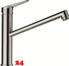 SCHOCK Kchenarmatur Metis EDO Einhebelmischer Edelstahloptik mit Festauslauf 120 schwenkbarer Auslauf