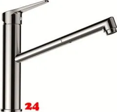 SCHOCK Kchenarmatur Metis Chrom Einhebelmischer mit Zugauslauf 120 schwenkbarer Auslauf mit Schlauchbrause