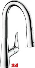 HANSGROHE Kchenarmatur Talis M51 Chrom Einhebelmischer 160 mit Ausziehbrause, 2jet (72815000)