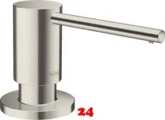 ✅ HANSGROHE Seifenspender A41 Spülmittelspender / Dispenser Edelstahl Finish (40438800) ✅ HANSGROHE Seifenspender A41 Spülmittelspender / Dispenser Edelstahl Finish (40438800)