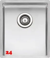 REGINOX Clean & Care New York 34x40 (L) KG-CC Einbauspüle Edelstahl mit Flachrand 3 in 1 ohne Überlauf medizinischer Bereich REGINOX Clean & Care New York 34x40 (L) KG-CC Einbauspüle Edelstahl mit Flachrand 3 in 1 ohne Überlauf medizinischer Bereich