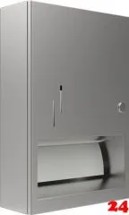 DREILICH Sirius II Papierhandtuchspender 9120202 zur verdeckten Wandmontage mit flachem Zylinderschloss (2002040011) DREILICH Sirius II Papierhandtuchspender 9120202 zur verdeckten Wandmontage mit flachem Zylinderschloss (2002040011)