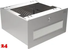 DREILICH Sirius II Papierhandtuchspender 9120104BS Front plan aufliegend für die verdeckte Untertischmontage mit Zylinderschloss (2002040053) DREILICH Sirius II Papierhandtuchspender 9120104BS Front plan aufliegend für die verdeckte Untertischmontage mit Zylinderschloss (2002040053)