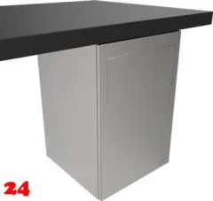 DREILICH Sirius II Abfallbehälter 9100105M zur Untertischmontage mit Magnetschloss Fassungsvermögen ca. 16 Liter (2002080075) DREILICH Sirius II Abfallbehälter 9100105M zur Untertischmontage mit Magnetschloss Fassungsvermögen ca. 16 Liter (2002080075)