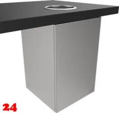 DREILICH Sirius II Abfallbehälter 9100205M zur Untertischmontage ohne Einwurfhülse mit Magnetschloss Fassungsvermögen ca. 25 Liter (2002080077) DREILICH Sirius II Abfallbehälter 9100205M zur Untertischmontage ohne Einwurfhülse mit Magnetschloss Fassungsvermögen ca. 25 Liter (2002080077)