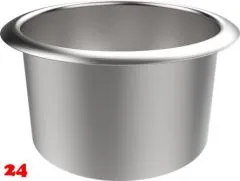 DREILICH Sirius II Papierabwurfhlse 9100301M gebrstet zum Einbau in Waschtischplatten oder Schrzen (2002080031)